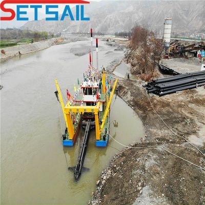 Shijiazhuang 8 ίντσες Αμμουδιές ποταμού και Silt Dredger με υδραυλική προσιτή αντλία άμμου