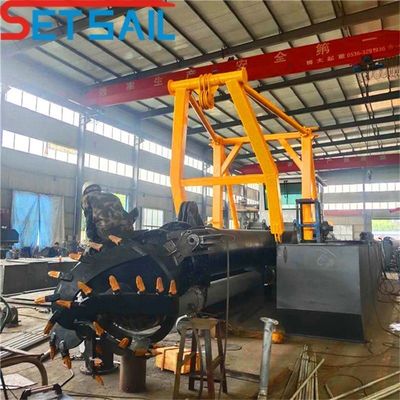 Shijiazhuang 8 ίντσες Αμμουδιές ποταμού και Silt Dredger με υδραυλική προσιτή αντλία άμμου