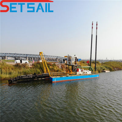 Shijiazhuang 8 ίντσες Αμμουδιές ποταμού και Silt Dredger με υδραυλική προσιτή αντλία άμμου
