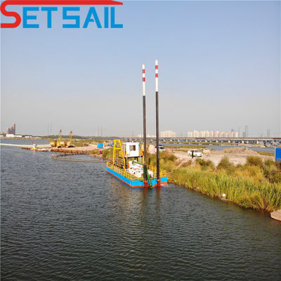 Shijiazhuang 8 ίντσες Αμμουδιές ποταμού και Silt Dredger με υδραυλική προσιτή αντλία άμμου