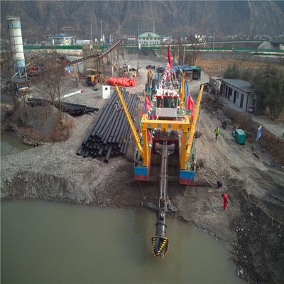 Βαθμός εκσκαφής 8-30m Set Sail River Sand Cutter Suction Dredger με υδραυλική αντλία
