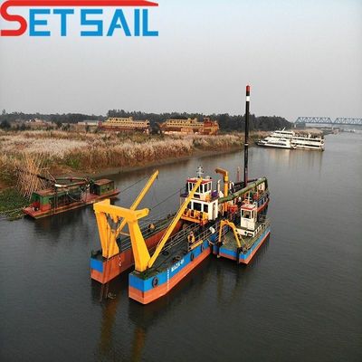 ΗΠΑ Cumins 160kw Diesel Engine 6 Inch Cutter Suction Dredger για την προώθηση της αμμουδιάς του ποταμού