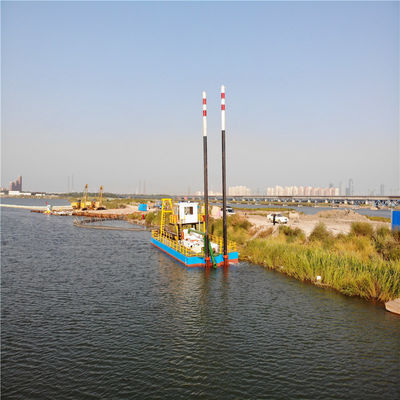 6 ιντσών κόπτης Suction Dredger με Siemens PLC και 8 Head Rexroth υδραυλικά 39 μέτρα