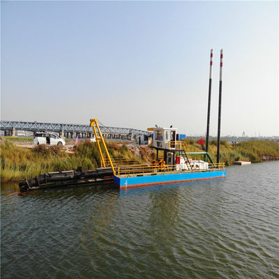 Προσαρμογή αντλία λάσπης 6 ίντσες κόπτης Suction Dredger με Booster Σταθμό και το σχεδιασμό