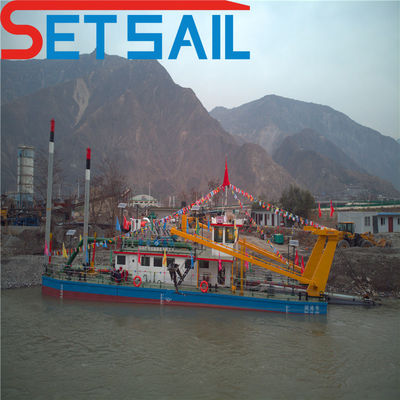 Σιτζαζουάνγκ Cutter Suction Sand Dredger Χρησιμοποιείται στο ποτάμι με ηλεκτρική συσκευή ABB