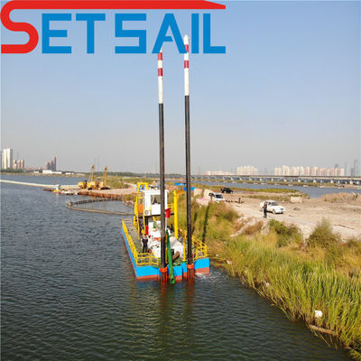 Σιτζαζουάνγκ Cutter Suction Sand Dredger Χρησιμοποιείται στο ποτάμι με ηλεκτρική συσκευή ABB