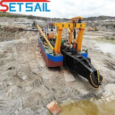 6 ίντσες κόπτης αναρρόφηση χωματερή με 90 M3 στερεή χωρητικότητα