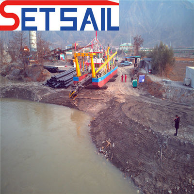 Πωλήστε κινητήρα ντίζελ Power Cutter Suction Mud Dredger με ηλεκτρική συσκευή ABB