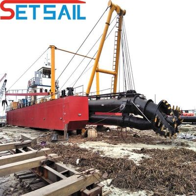 18m Cutter Suction Sand Dredger με διάμετρο σωλήνα εκφόρτωσης 700mm και υδροκυκλώνα