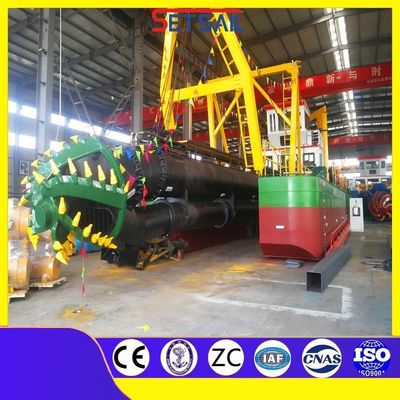Cumins Weichai Μηχανή 26 ιντσών Υδραυλικός κόπτης Suction Mud Dredger για εσωτερικές πλωτές οδούς