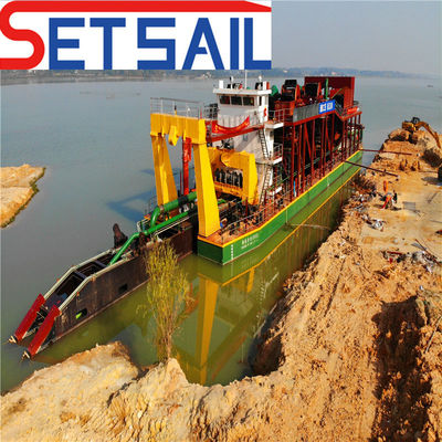 DM-14 Cutter Suction River Sand Dredging Machinery με μέτρο πίεσης Ανθεκτικό σχεδιασμό