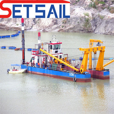 28 ιντσών Cutter Suction Dredger CTS Slot Type και γεννήτρια κινητήρα ντίζελ για μακροχρόνια