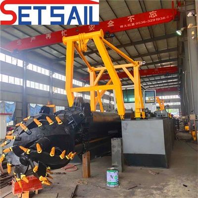 28 ιντσών Cutter Suction Dredger CTS Slot Type και γεννήτρια κινητήρα ντίζελ για μακροχρόνια