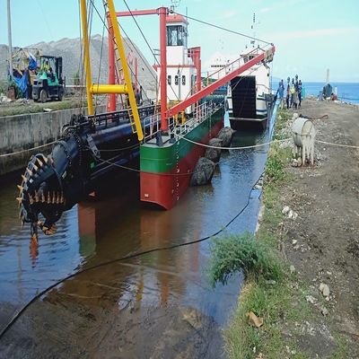 Μέγιστο βάθος εκσκαφής 8-30 Meter Cutter Suction Sand Dredger Machine με και Καλό