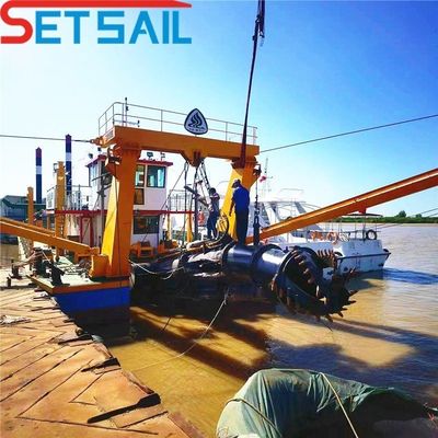 Βαθμός εκσκαφής 18m 26inch Υδραυλική κόπτρα Suction Sand Dredger με ισχυρή μηχανή