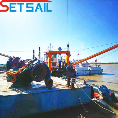 Βαθμός εκσκαφής 18m 26inch Υδραυλική κόπτρα Suction Sand Dredger με ισχυρή μηχανή
