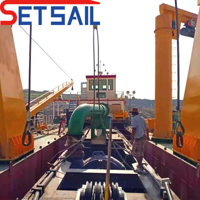 Αντλία Αμμουδιού ποταμού 26inch Cutter Suction Dredger με υποβρύχια αντλία και προσαρμοσμένο αίτημα