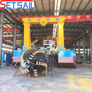 Σχεδιασμός 500kw Cutter Power Diesel Engine 32inch Cutter Suction Dredger για την εξόρυξη άμμου