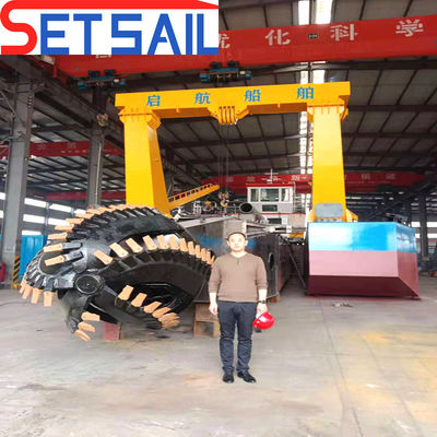 1500m3/h χωρητικότητα Shijiazhuang λάσπη αντλία 32inch κόπτης αναρρόφηση άμμου εκσκαφή για την εκσκαφή