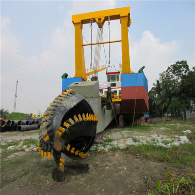32 ιντσών Cutter Suction Dredger με Cummins Harbor Generator 103kw και 7500m3 ροή νερού