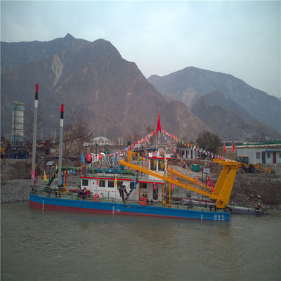 32 ιντσών Cutter Suction Dredger με Cummins Harbor Generator 103kw και 7500m3 ροή νερού