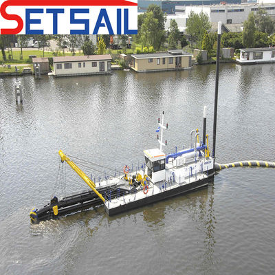 Cummins 160kw-3000kw Κεντρικός κινητήρας Power Cutter Suction Sand Dredger με Siemens PLC