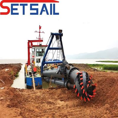 Cummins 160kw-3000kw Κεντρικός κινητήρας Power Cutter Suction Sand Dredger με Siemens PLC