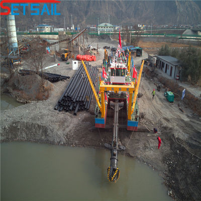 32 ιντσών 7500m3 Cutter Suction Dredger Αυξήστε την αποδοτικότητα της εκσκαφής σας στο σταθμό Booster