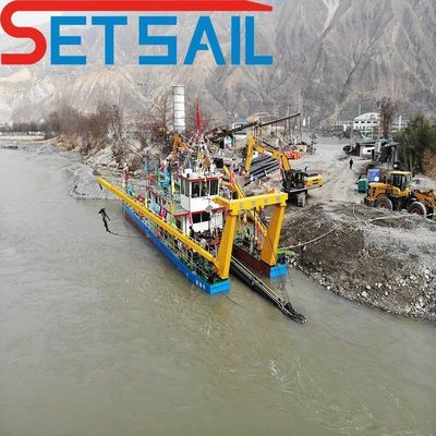 736kw Βοηθητικός κινητήρας τροφοδοτούμενος κυκλώνας τύπου 28inch Cutter Suction Sand Dredger για ποτάμι
