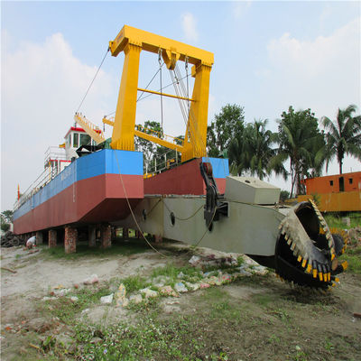 1800cm * 380cm * 220cm Μέγεθος πακέτου Siemens PLC Control Cutter Suction Dredger για ποτάμι