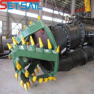 28 ιντσών Cutter Suction Dredger με σταθμό αύξησης νερού Αυξήστε την ικανότητά σας εκσκαφής