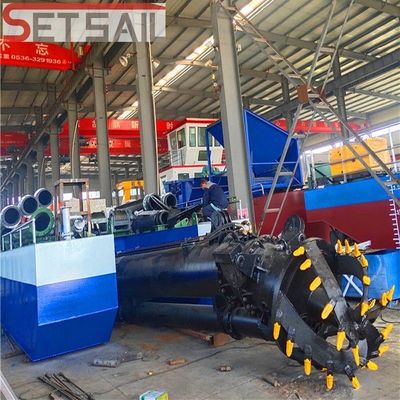 26 ιντσών Cutter Suction Dredger με υδραυλική αντλία που τροφοδοτείται από κινητήρα ντίζελ Cummins