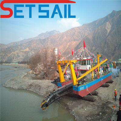 26 ιντσών River Cutter Suction Sand Dredger για μέγιστο βάθος εκσκαφής 20 μέτρων