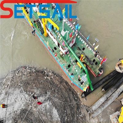 26 ιντσών River Cutter Suction Sand Dredger για μέγιστο βάθος εκσκαφής 20 μέτρων