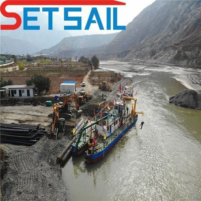 26 ιντσών River Cutter Suction Sand Dredger για μέγιστο βάθος εκσκαφής 20 μέτρων