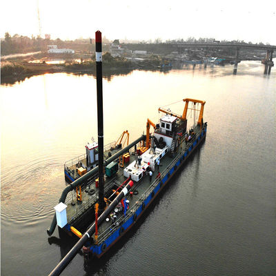 900-1200 κυβικά μέτρα χωρητικότητα κόπτης Suction Sand Dredger με κινητήρα ντίζελ Cummins