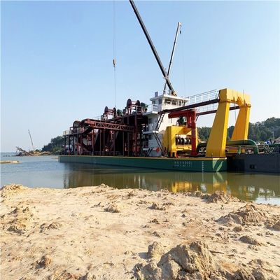 900-1200 κυβικά μέτρα χωρητικότητα κόπτης Suction Sand Dredger με κινητήρα ντίζελ Cummins