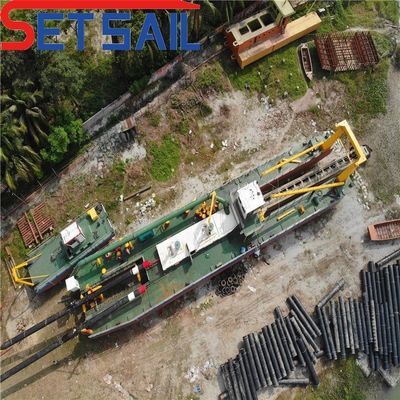 Μέγιστη χωρητικότητα 6000m3/h Βαθμό εκσκαφής 18m Δάσκαλος αμμουδιού ποταμού για ποτάμι και λίμνη