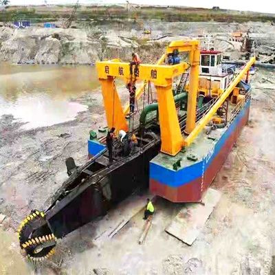 Δάσκαλος αναρρόφησης διαμέτρου σωλήνα 800 mm για την πολλαπλή λειτουργία εξόρυξης αμμουδιών ποταμού