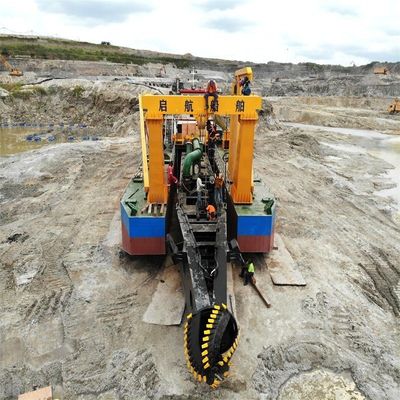 57m Head Cutter Suction Dredger με ταχύτητα περιστροφής 1900 R/M και μεγάλο χρόνο εργασίας