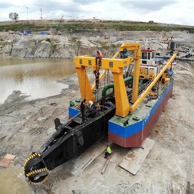 57m Head Cutter Suction Dredger με ταχύτητα περιστροφής 1900 R/M και μεγάλο χρόνο εργασίας