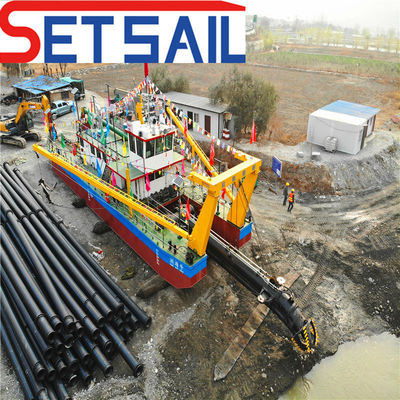 24 ιντσών Cutter Suction Mud Dredger με πακέτο Μέγεθος 1800.00cm * 380.00cm * 200.00cm