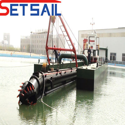 24 ιντσών Cutter Suction Mud Dredger με πακέτο Μέγεθος 1800.00cm * 380.00cm * 200.00cm