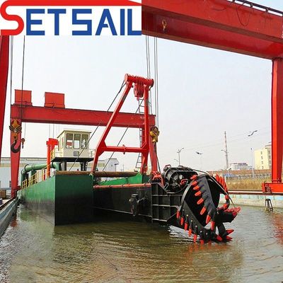 24 ιντσών υδραυλική κόπτης Suction Sand Dredger με 650mm διάμετρος σωλήνα αναρρόφησης