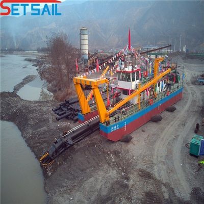 20 ίντσες Setsail ποταμό Cutter Suction Sand Dredger με και 1500m απόσταση εξόδου