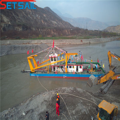 20 ίντσες Setsail ποταμό Cutter Suction Sand Dredger με και 1500m απόσταση εξόδου