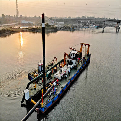 Cummins Diesel Engine 24 Inch Cutter Suction Dredger για την εξόρυξη άμμου σε ποτάμια