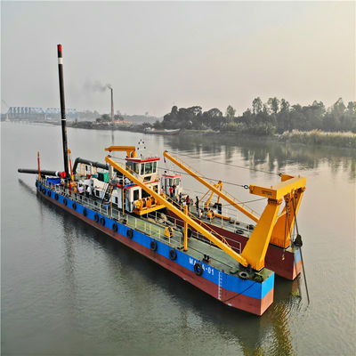 Cummins Diesel Engine 24 Inch Cutter Suction Dredger για την εξόρυξη άμμου σε ποτάμια
