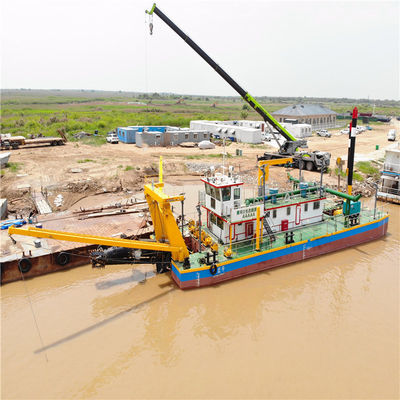 Cummins Diesel Engine 24 Inch Cutter Suction Dredger για την εξόρυξη άμμου σε ποτάμια