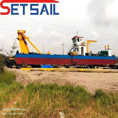 Υποβρύχια σκάψιμο Cutter Suction Dredger με 55m κεφαλή και 2000m απόσταση εκφόρτωσης